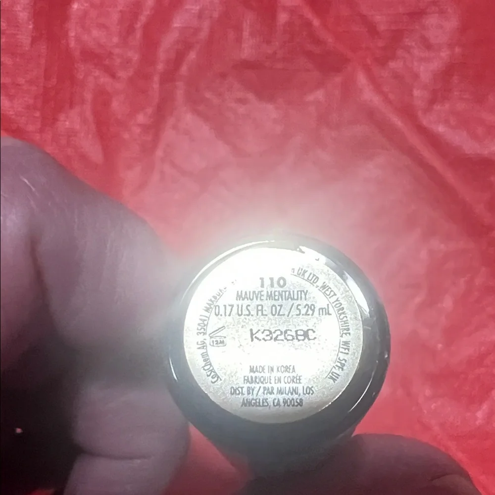NWT Milani Color Fetish Hydrating Lip Stain MAUVE MENTALITY